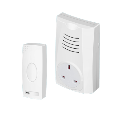 securlec-plug-through-wireless-doorbell--chime