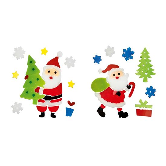 premier-santa-scene-jelly-window-clings