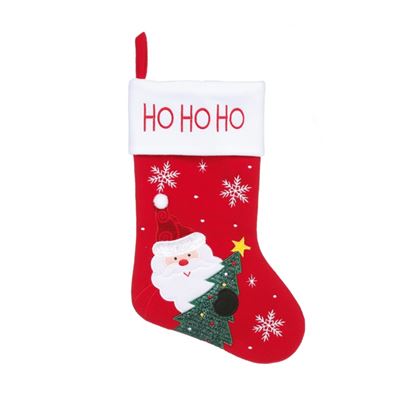 premier-red-santa-with-tinsel-tree-stocking