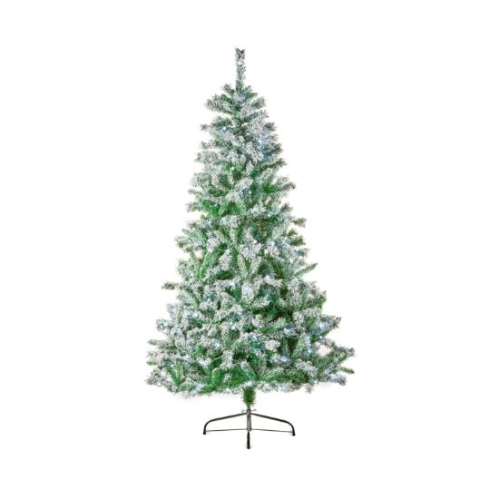 premier-prelit-flocked-arbor-spruce