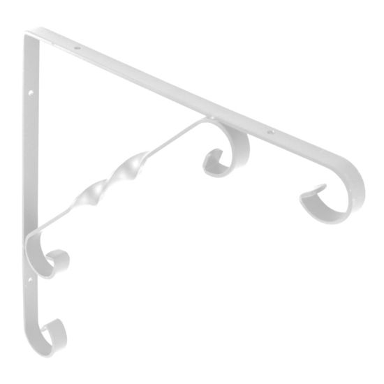 securit-white-ornamental-scroll-bracket