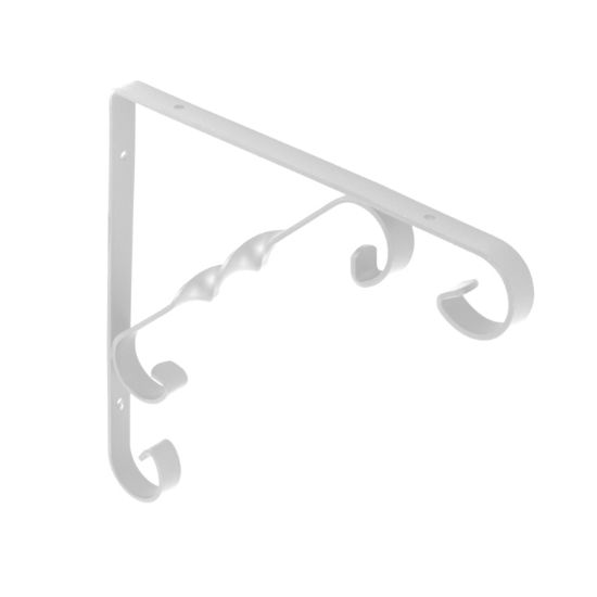 securit-white-ornamental-scroll-bracket