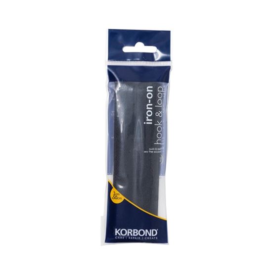 korbond-hook--loop-iron-on-black