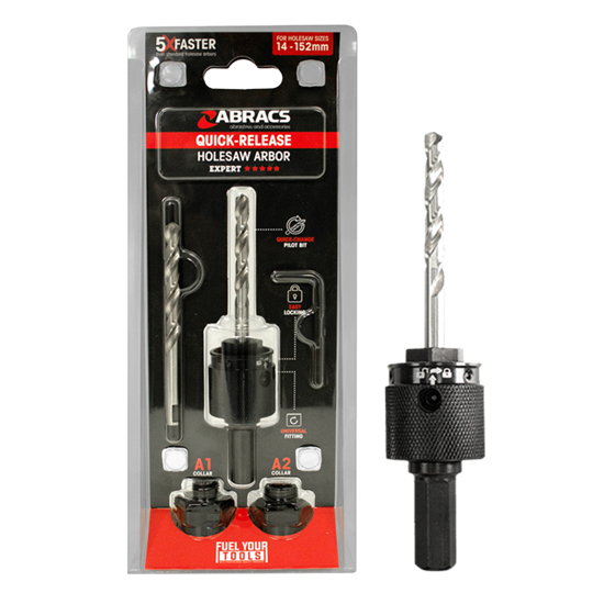 abracs-quick-release-hole-saw-arbour