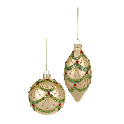 premier-matt-ivory-traditional-scallop-gold-ball-drop