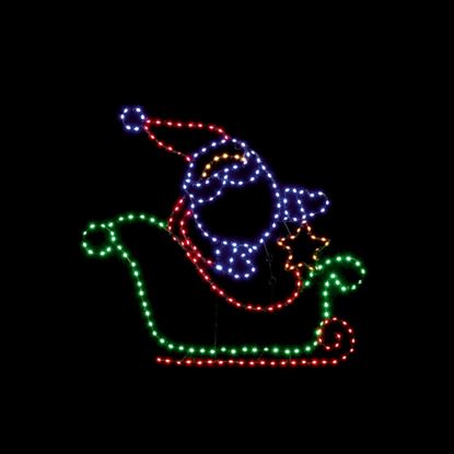 premier-flexibrights-santa-sleigh-239-led