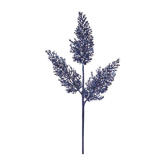 premier-navy-glitter-fern-spray