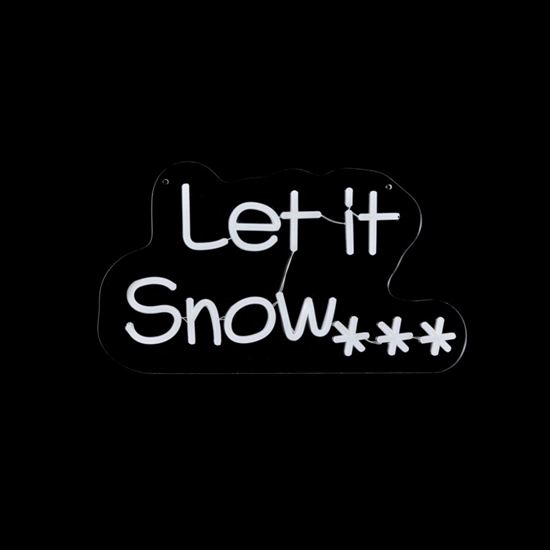 premier-let-it-snow-hanging-lit-neon-sign