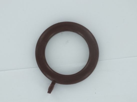 securpak-curtain-pole-ring-brown-28mm
